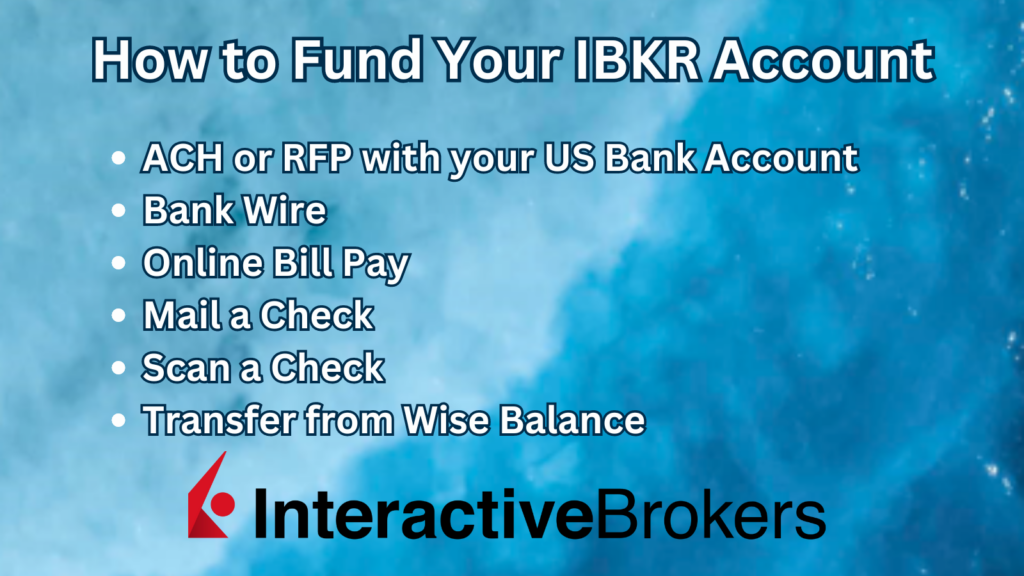 How to Fund Your IBKR Account 1