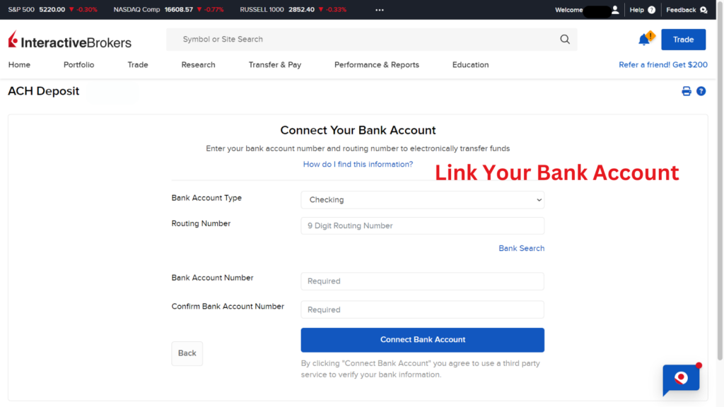 How to Fund Your IBKR Account by ACH (US Banks) 6