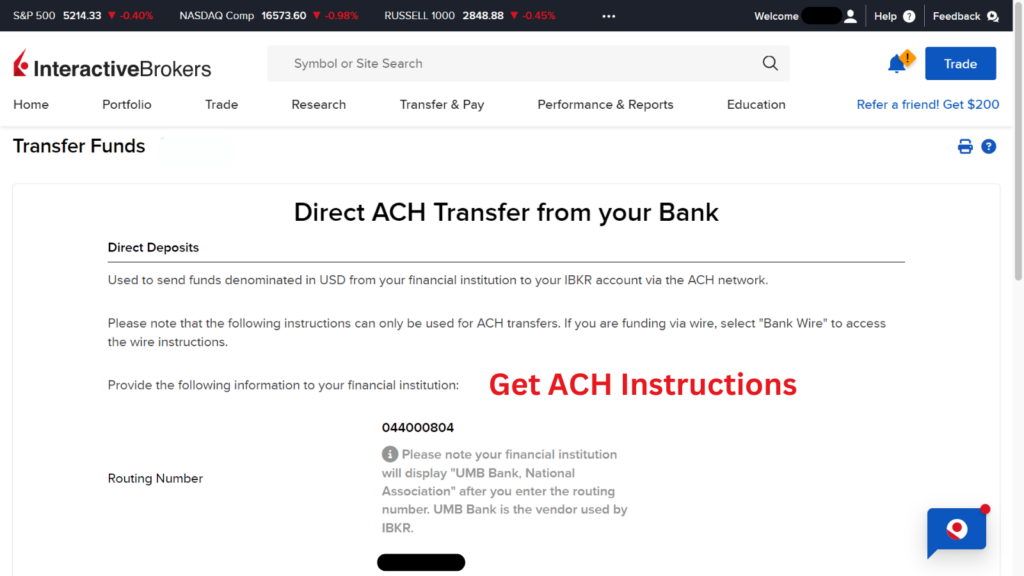 How to Fund Your IBKR Account by ACH (US Banks) 7