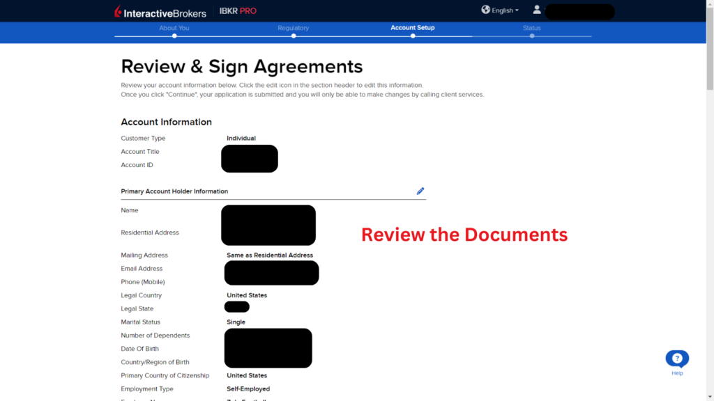 Review and Sign Agreements