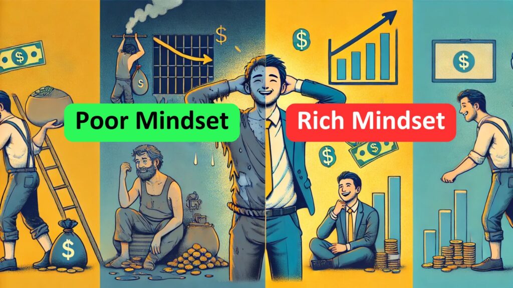 Rich mindset and poor mindset