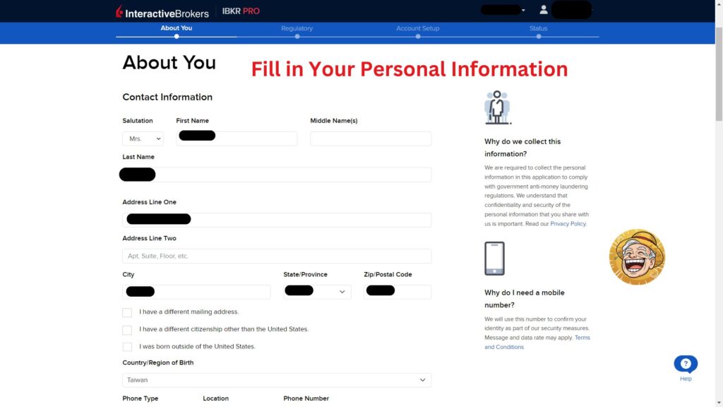 Step by Step Tutorials on IBKR Account Opening 7