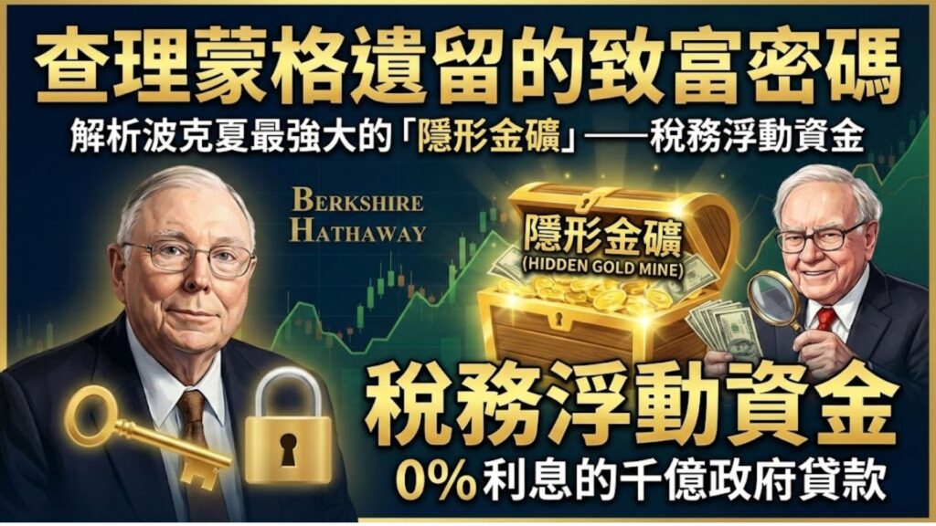 查理蒙格遺留的致富密碼：解析波克夏最強大的「隱形金礦」— 稅務浮動資金 Cover