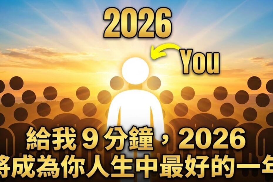 給我 9 分鐘，2026 將成為你人生中最好的一年