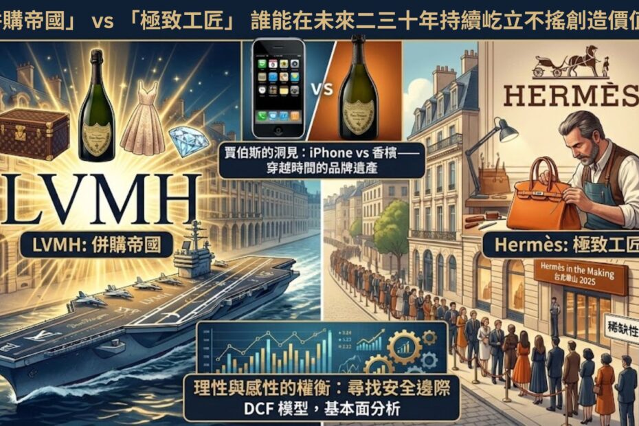 LVMH vs 愛馬仕 奢侈品股票之價值投資與質化量化分析
